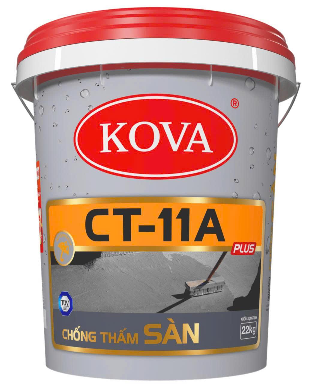 Sơn chống thấm Kova CT 11a sàn mới cho bề mặt khô ráo